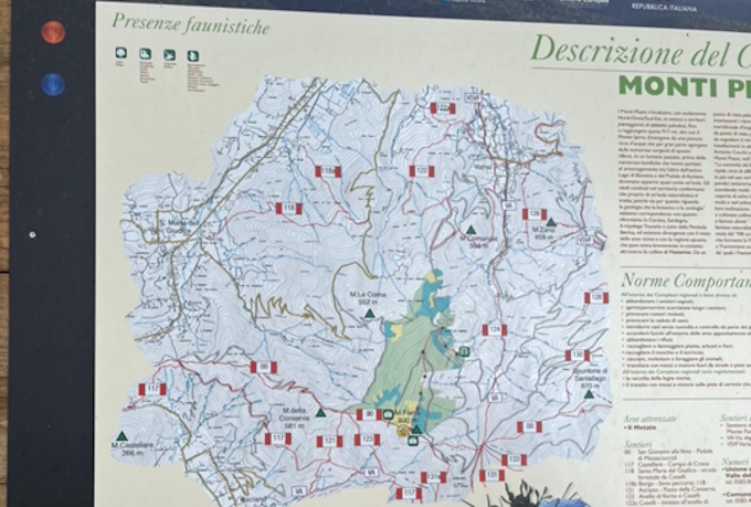 Sentieristica e passeggiate sul Monte Pisano